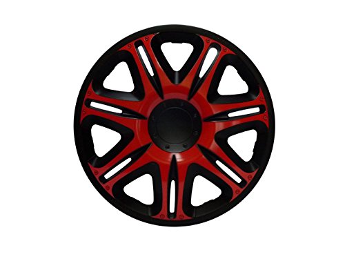 Copricerchi Tenzo-R IX per cerchi in acciaio 15 rosso carbon – RICAMBI