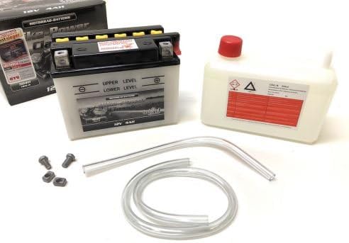 12 V 4AH Battery CB4L B 4Ah for Peugeot Speedfight 1, 2, 3, 4, Squab SV 50 80 Trekker, TKR 50 (incl. battery deposit) £ 7.50