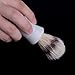 Anself 1pcs Shaving Shave Brush Plastic Handle and Pig Boar Bristle Beard Mustache Brush