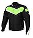 Produktbild Jet Motorradjacke Motoradkleidung Rollerjacke Mopedjacke Herren Mit Protektoren Textil Winddicht Leicht Basic ECONOTECH (S (EU 46-48), Grün)