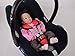 Baby Dreams 3-Piece Seat Belt Pad Set + Step Pad for Maxi-Cosi, Black Infant GRUPPE0 New