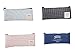Produktbild Vi.yo Leinwand Stift Bleistift Fall Schreibwaren Beutel Kosmetik Make up Tasche Fall für Studenten Mädchen,4 Stücke/Set