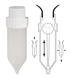 senfspender euterspender Saucenservice Ersatzspender (Silikondrücker mit Kolben und Schraubadapter) zu Dispensersystem \'Saucenkuh\' auch bekannt als \