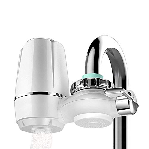 LIGHTOP Tap Water Purifier Faucet Water Filter Water Purifying Device Tap Switch Kit 7-Stage Advanced Faucet Water Filter System with Washable Ceramics Filter Core For Kitchen