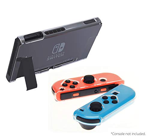 iMW - Carcasa transparente de fácil acople para Nintendo Switch
