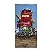 Produktbild Ninjago Lego Strandtuch Velourstuch 70 x 140cm Duschtuch Badetuch Handtuch 100% Baumwolle Lloyd Kai Zane RED