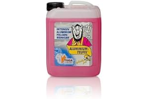 ‎TUGA CHEMIE TUGA Chemie Tuga Felgenreiniger Aluminium-Teufel Aluteufel rot Alu-Teufel Intensiv Felgenteufel (5 Liter)