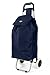 Produktbild Hoppa 22/23" Shopper Leichtmobileinkaufswagen , Einkaufs Strapazierfähige Rollen Trolley schieben, klicken Sie auf Räder, einfache Haltegriff Einkaufstrolley, verschiedene Farben Shopping Trolley.Capacity, 1 Year Guarantee (Marine)