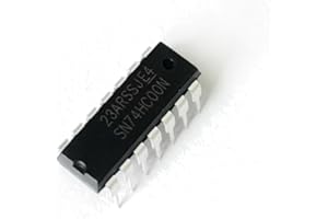 TQDLYKHS New 15Pcs for 74HC00 SN74HC00N SN74HC00 DIP-14 Quad 2-Input Nand Gate IC Chip 74HC00N