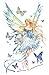 Produktbild Nene Thomas - Prelude In Blue Feminine Fairy Sticker - 4" x 7" - Weather Resistant, Long Lasting for Any Surface