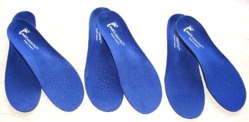 3 Pairs Semi-Rigid FootSupports Orthotics Full Length Small (UK 5-6.5)