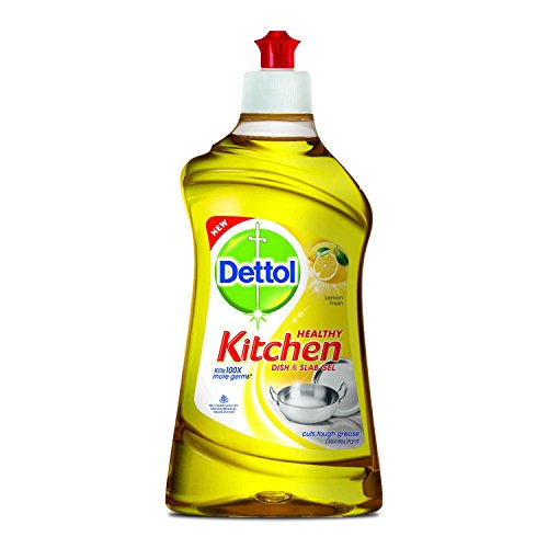 Dettol Kitchen Dish and Slab Gel - 400 ml (Lemon Fresh) RS.85 (29.00% Off) - Amazon
