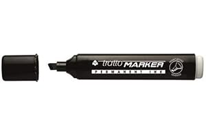 Agendepoint.it Marcatore indelebile tratto marker : punta scalpello - Nero