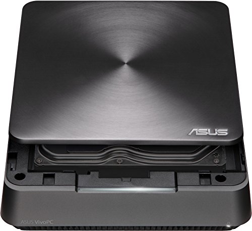 Asus VivoMini VM62-G108M Mini Desktop-PC (Intel Core i5-4210U, 8GB RAM, 1TB HDD, 128GB SSD, Free DOS) Iron Grey - 2