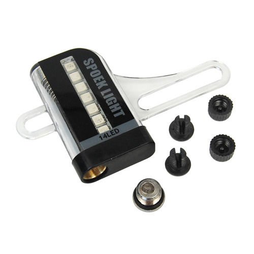 SOONHUA Fahrrad-Motorrad-Licht 14 LED-Motorrad-einen.Kreislauf.durchmachenfahrrad-Fahrrad-Rad-Reifen-Signal-Speiche-Licht-Lampen-30 Änderungen - 8