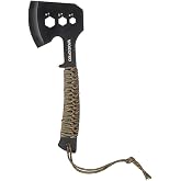 WORKPRO WP383002 250MM Multifunctional Camping Ax + Magnesium Igniter