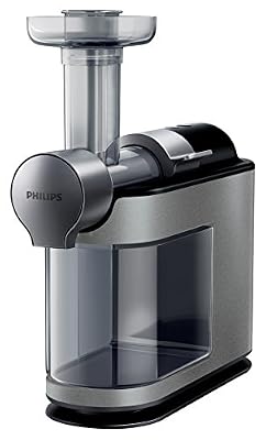 Philips HR1897/30 Extracteur de jus, gris métallisé, 200W, Technologie MicroExtraction
