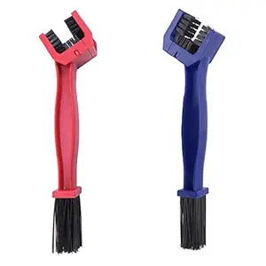 JR EXPORT Motorcycle/Cycle Chain Cleaner Brush (Assorted Colour)