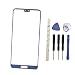 Produktbild General Frontglas Outer Glasscheibe Bildschirm Ersatz für Huawei P20 Pro CLT-L04 CLT-L09 CLT-L09C CLT-L29 CLT-L29C CLT-AL00 CLT-AL01 6.1" (Nicht LCD Nicht Digitizer) with Adhesive (blau)