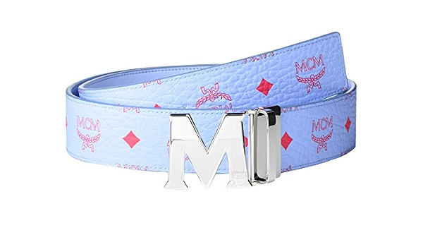 Buy MCM Claus Reversible Belt Blue Bell 