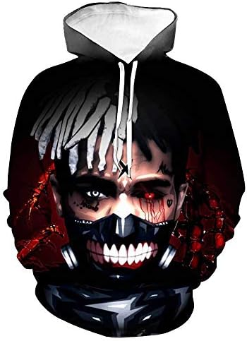 Gogofuture Unisex Xxxtentacion Fashion Hoodies Sweatshirt Printed Confortable Long Sleeve Tops