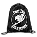 Produktbild Etryrt Turnbeutel/Bedruckte Sportbeutel, Premium Drawstring Gym Bag, Drawstring Backpack Fairy Tail Guild Member Unisex Drawstring Gym Sack Sport Bag