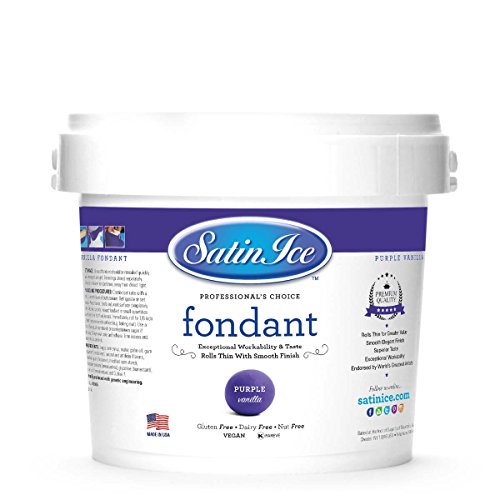 Satin Ice Vanilla Fondant Purple 5 lb