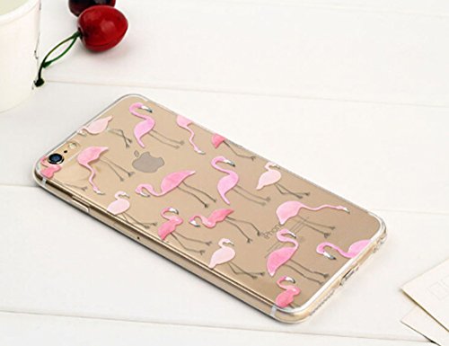 iphone 7 Funda iPhone NNIUK 7 flamenco linda de los animales del caso de TPU ultra claro fino suave del gel de goma flexible de la cubierta delgada de la piel Donuts parachoques protectora para el iPhone 7 iphone 7 Funda iPhone NNIUK 7 flamenco linda de los animales del caso de TPU ultra claro fino suave del gel de goma flexible de la cubierta delgada de la piel Donuts parachoques protectora para el iPhone 7