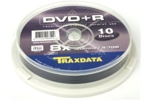 Traxdata 10er Spindel Dual Layer DVD + R Rohlinge