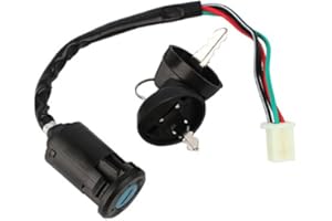 ‎KEENSO Keenso Motorrad Zündschloss, Universal ATV 4 polig Zündschloss wasserdichte Zündschloss Starterschalter für 50 90 110 125cc ATV TAOTAO Bike