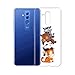 Produktbild WenJie Hülle Transparent Kleine Tiere Silikon Weich TPU Handyhülle Schale Tasche Schutzhülle für Huawei Mate 20 Lite (6,3 Zoll)