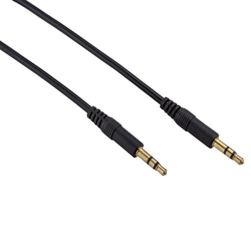 adaptare AD-10006 Stereo (AUX) Verbindungskabel Klinkenstecker (3,5mm) auf Klinkenstecker (3,5mm), vergoldet, ultra slim, 0,60 m, schwarz - 4