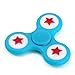 Price comparison product image Kingko® Pentagram Printed LED Light Tri-Spinner Colorful Fidget Hand Spinner Camouflage Multi-Color, EDC Focus Toys For Kids & Adults (Sky Blue)