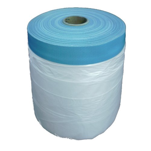 Maskertape mit Gewebeklebeband 2700mm x 16m Abdeckfolie Abdeckvorhang