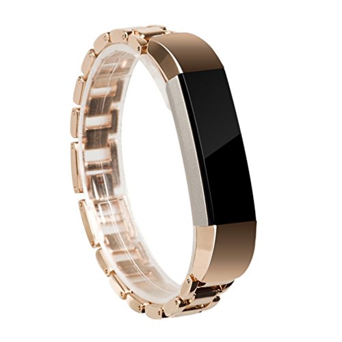 Band für Fitbit Alta, Wearlizer Smart Watch Metall Armband Edelstahl Ersatz für Fitbit Alta
