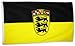 Produktbild MM Baden Württemberg Fahne/Flagge, mehrfarbig, 150 x 90 x 1 cm, 16310