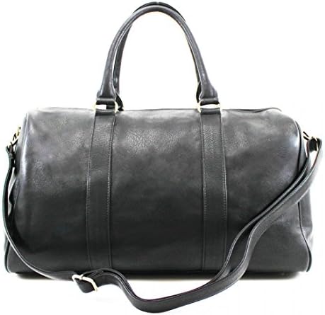 Large Unisex Sports Gym Holdall Luggage Travel Bag (Black)
