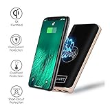 📱[ Compatible con todos los dispositivos QI, IPHONE X-XS-XR-XS MAX iPhone 8 y plus, samsung s6-s7-s8-s9 y muchos modelos más. Para descubrirlos todos ve más abajo y en la sección descripción encontrarás todos los modelos ] 📱