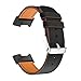 Price comparison product image TianranRT Luxury Leather Replacement Accessories Bracelet Straps for Fitbit Charge 3, Black