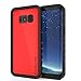 Produktbild punkcase Galaxy S8 wasserdichte Studstar Fallserien schlanke passen Ip68 stoßfest Dirtproof Snowproof Rüstung Cover für Samsung Galaxy S8 rot