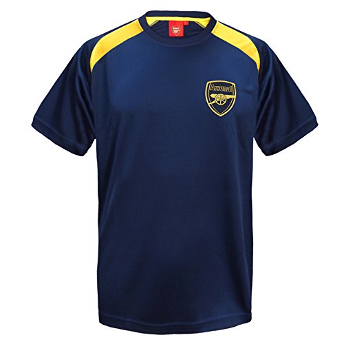 Arsenal FC - Camiseta oficial de entrenamiento - Para niño - Poliéster - Azul marino - 12-13 años