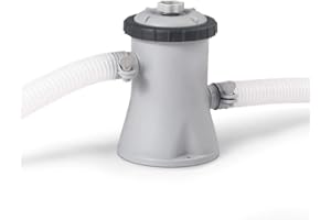 Intex Filterpumpe mit Kartusche, 1250 l/h, für Pool, Filterpumpe, Grau, localization_B07NB47Y2H