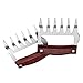 Produktbild Pinzhi MultifunktionsBBQ Tools Fleisch Krallen Grill Gabeln und Krallen 304 Edelstahl Fleisch Slicer Shredding Carving Gabeln für Schweinefleisch Huhn Rindfleisch (Rot)