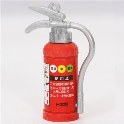 Goma de borrar, extintor rojo, de Iwako, Japón
