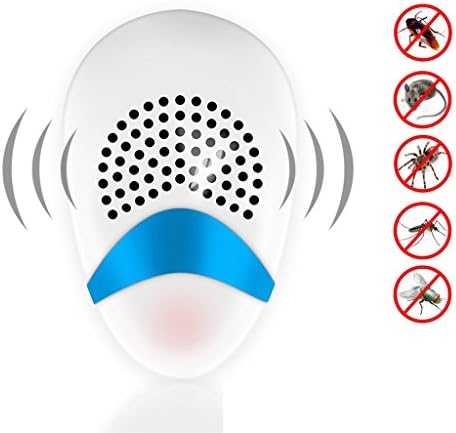 Ultrasonic Pest Repellent - Electronic Pest Repeller Plug In Effective Indoor &amp; Outdoor Insects Control Home Pest Free, For Mosquito,Rat,Mice,Bed Bug,Flea,Rodent,Cockroach,Fly - 2Pack