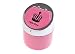 Produktbild The Khan Outdoor & Lifestyle Company Quantum Abacus Stylischer Windaschenbecher aus Zinklegierung, mit Aufschrift Night Dive und Kronensymbol, pink/poliertes Metall, Mod. 982BC-02 (DE)