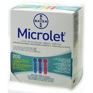 Preisvergleich Produktbild Microlet Lanzetten farbig