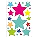 Wandkings wall stickers "Colourful Stars" Sticker Set - 42 stickers on 2 A4 sheets