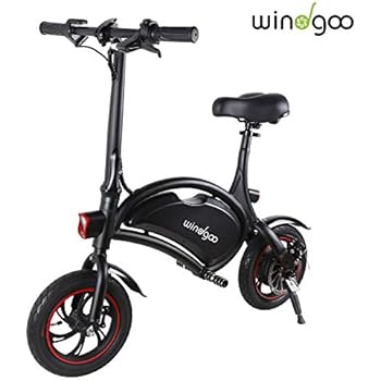 Windgoo Bicicleta Electrica Plegables, 350W Motor Bicicleta ...