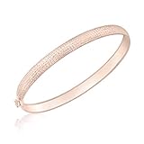 Carissima Gold Damen - Armreif 9ct Rose 6mm Diamond Cut Flexible Bangle 375 Rotgold - 5.32.0769 Carissima Gold Damen - Armreif 9ct Rose 6mm Diamond Cut Flexible Bangle 375 Rotgold - 5.32.0769